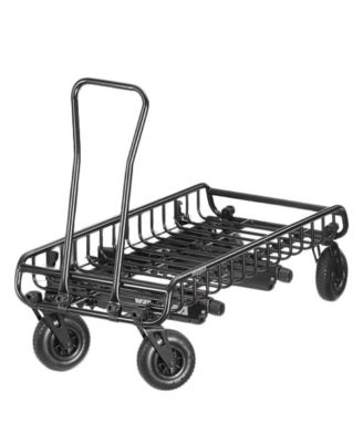 Exo Warriorwheels Sturdy Heavy Duty Aluminum Cargo Basket Cart Kit Black