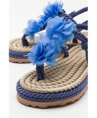 SANTRA Lace-Up Thong Sandals (Women)