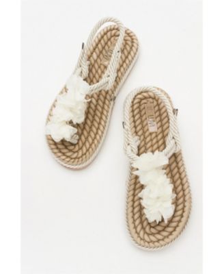 SANTRA Lace-Up Thong Sandals (Women)