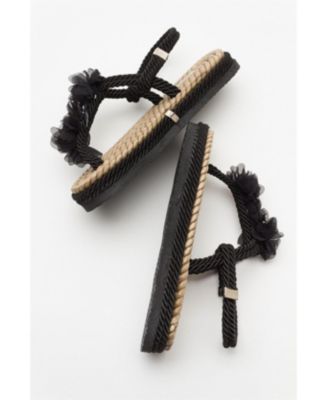 SANTRA Lace-Up Thong Sandals (Women)