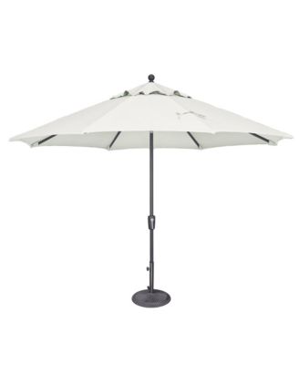 11FT Octagon Patio Umbrella with Push-Button Tilt, Anthracite Frame