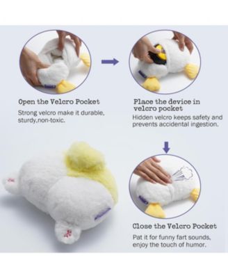 Hilarious Farting  Dog Toy, Emit Funny Farting Sounds When Press, Battery-Powered,  Plush Stuffed Dog Toy for All Breeds Sizes