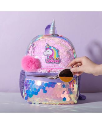 Kids Unicorn Sequin Backpack