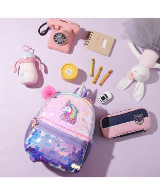 Kids Unicorn Sequin Backpack