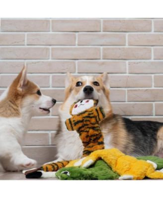 Dog Squeaky Toys, Christmas gift,Durable Dog Chew Toys for Aggressive Chewers, No Stuffing Dog Toys for Small, Medium, and Large Dogs