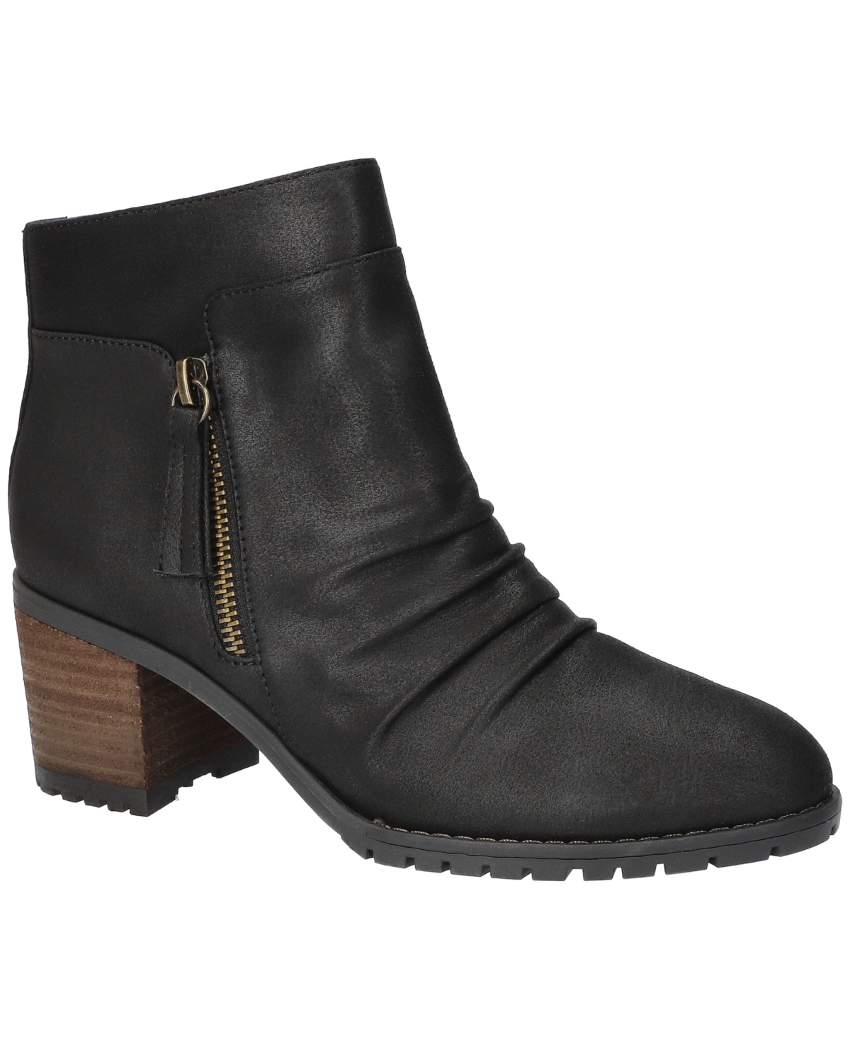 Bella Vita Women's Janita Block Heel Ankle Booties