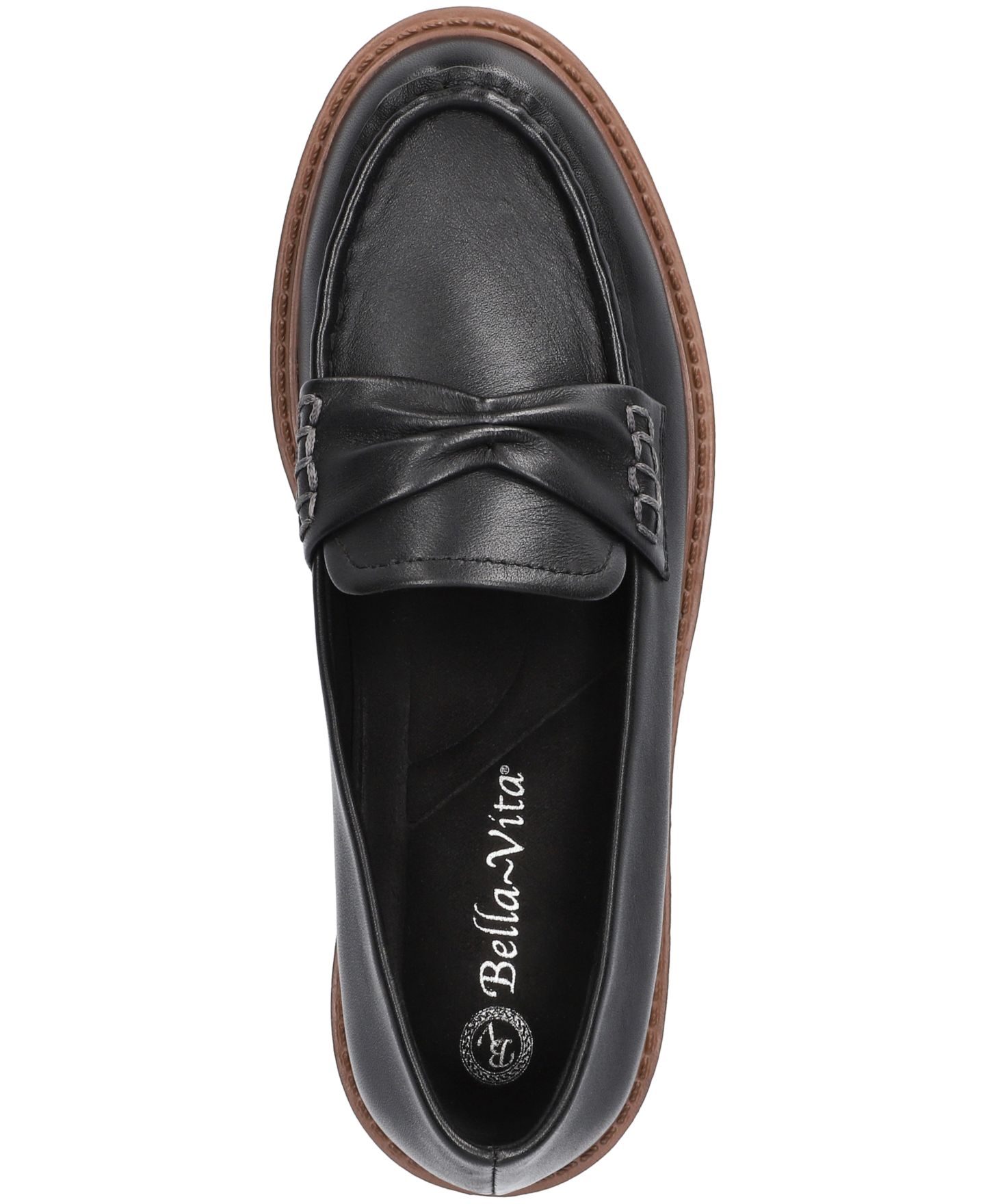Женские туфли Bella Vita Avalon Slip-On, цвет: Чёрный кожаный — фото 4