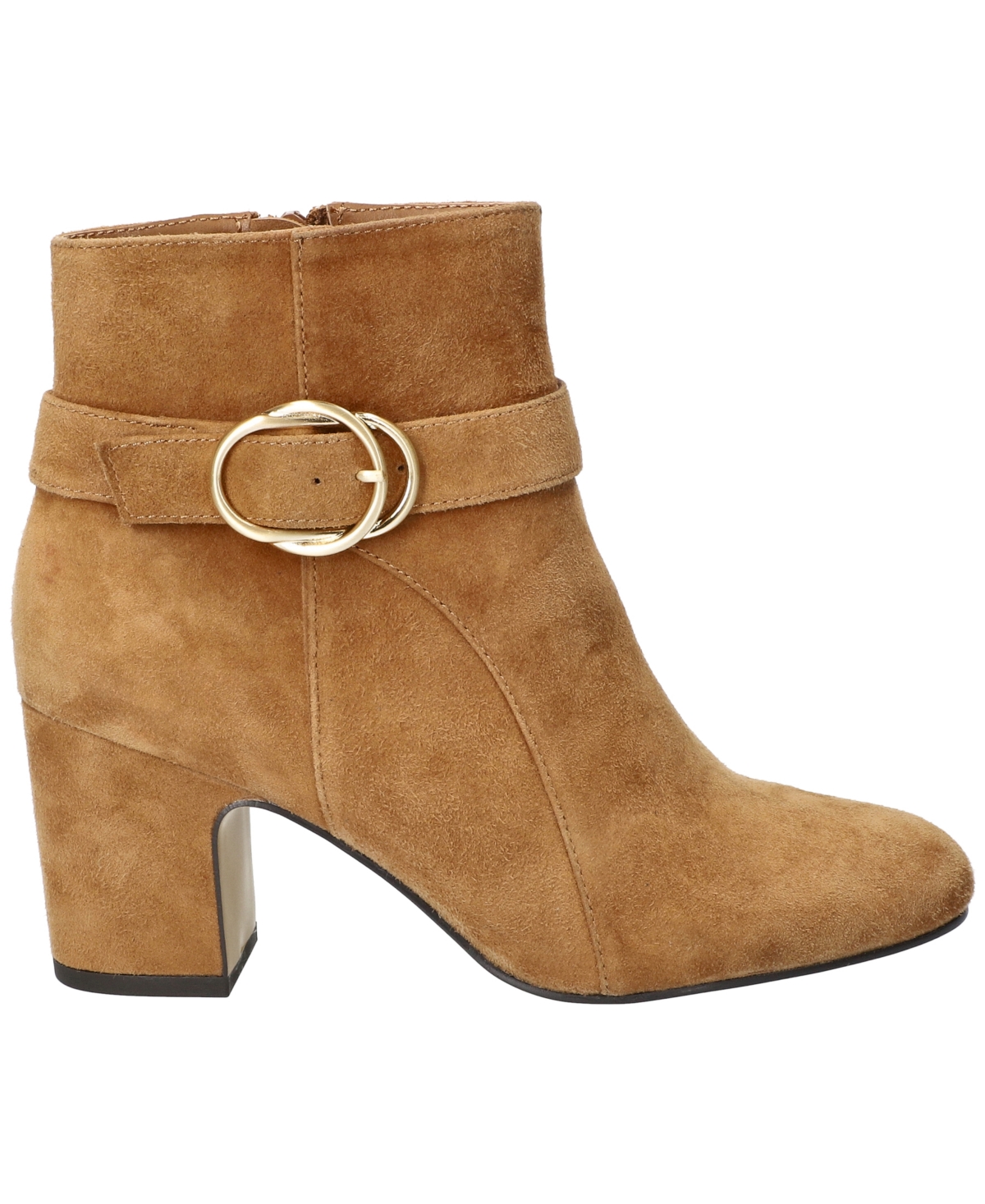 Bella Vita Women's Gamela Dress Block Heel Ankle Booties In Brown