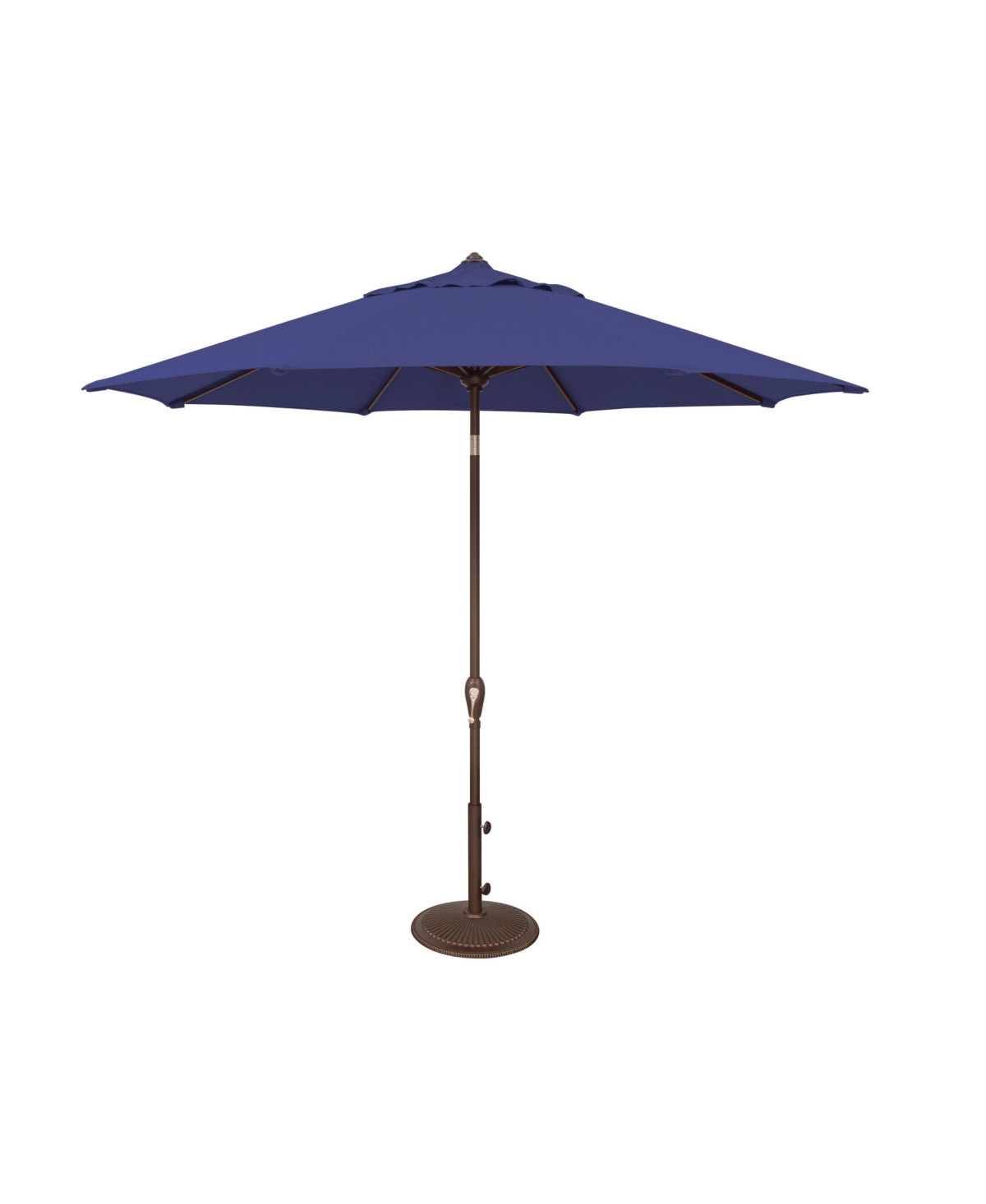 9FT Solefin Octagon Patio Umbrella with Auto Tilt, Bronze Frame - Taupe