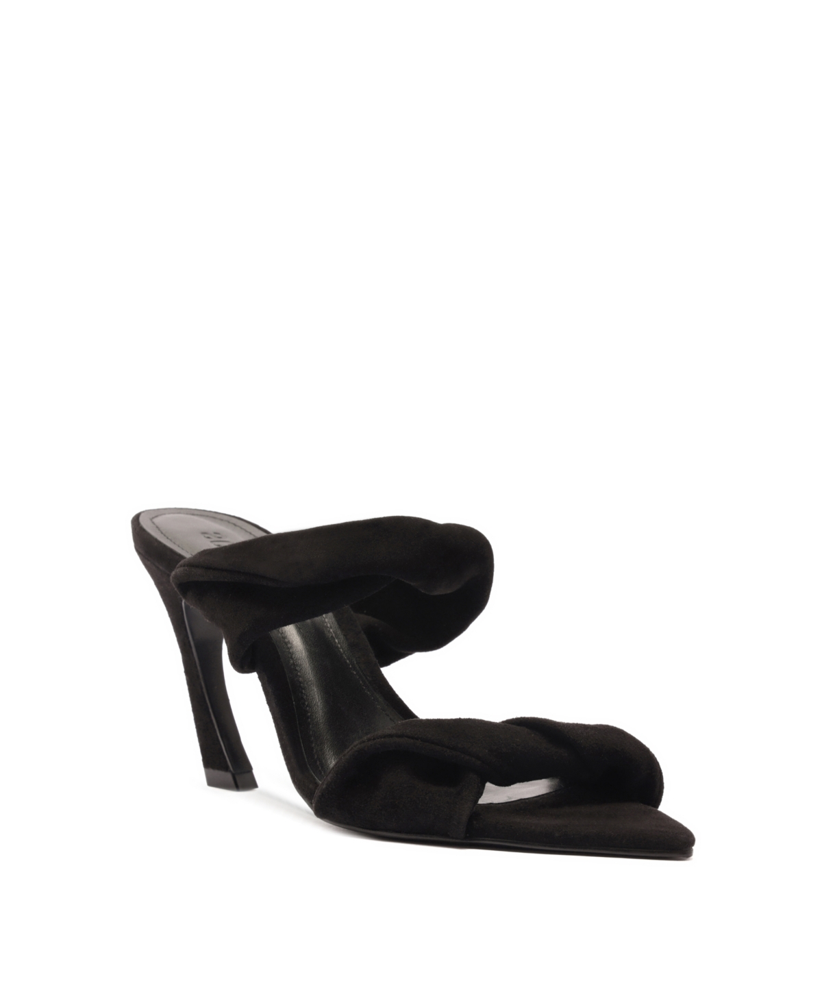 Women's Meline Twisted Dual-Band Mule Sandals - Vino Suede
