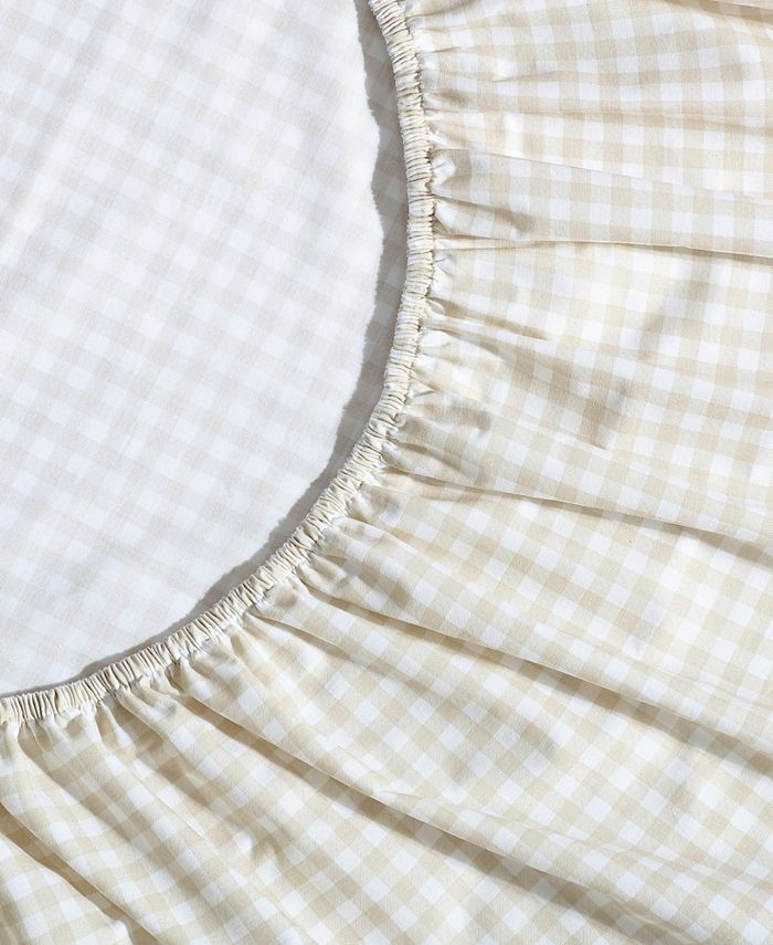 Eddie Bauer Printed 100% Cotton Percale 3-Pc. Sheet Set, Twin - Brown - Twin Sheet Set