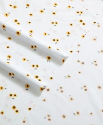 Printed 100% Cotton Percale 4-Pc. Sheet Set, Full&nbsp;