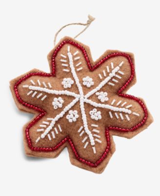 Gingerbread Village Gingerbread Snowflake Ornament, Macy's Exclusive