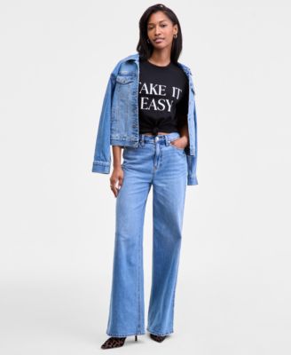 On 34th - Women's High-Rise Wide-Leg Jeans