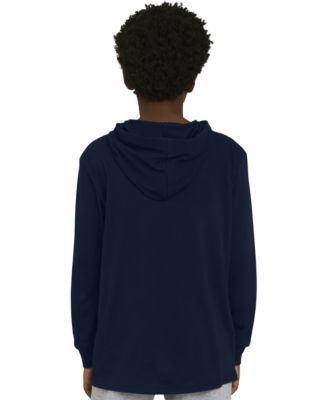 Big Boys Signature Logo Long-Sleeve Hooded T-Shirt