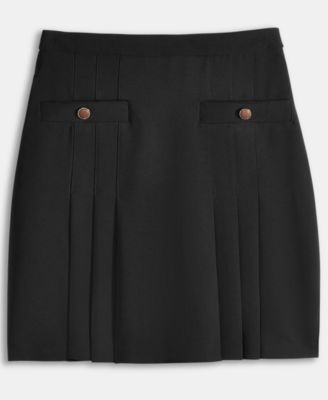 Women's Pleated Crepe Mini Skirt, Macy's Exclusive
