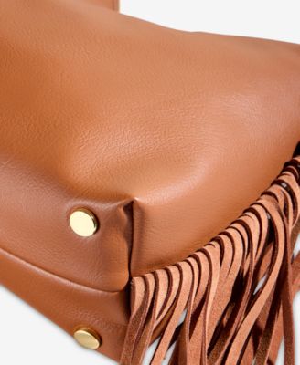 Tayviss Fringe Shoulder Bag, Exclusively at Macy's
