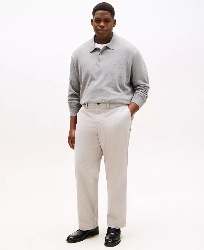 Men's Big & Tall TH Flex Stretch Custom-Fit Chino Pants - thumbnail 4