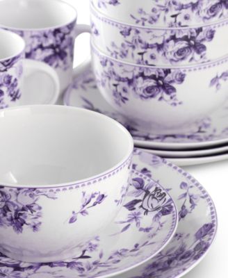 Amor 16 Pc. Dinnerware Set, Service for 4