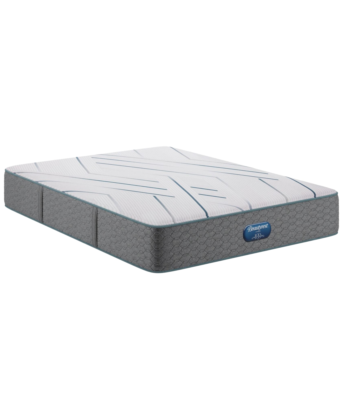 Beautyrest Madison Avenue 12" Medium Firm Hybrid Tight Top Mattress Set, Twin Xl In Gray