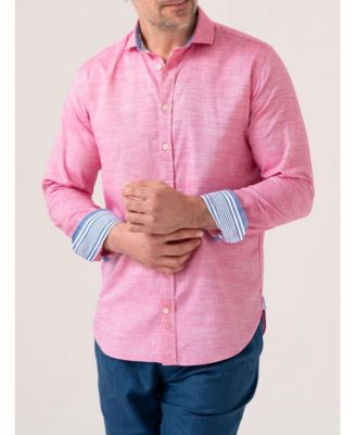 Men's Cotton Long Sleeve Linen Shirt