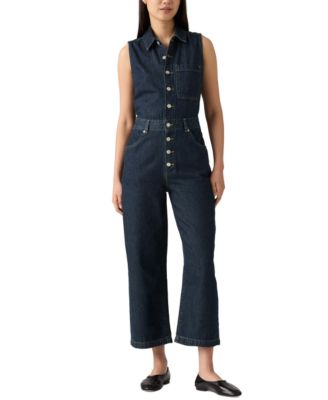Levi's - Women's Cotton Sleeveless Cropped Jumpsuit
