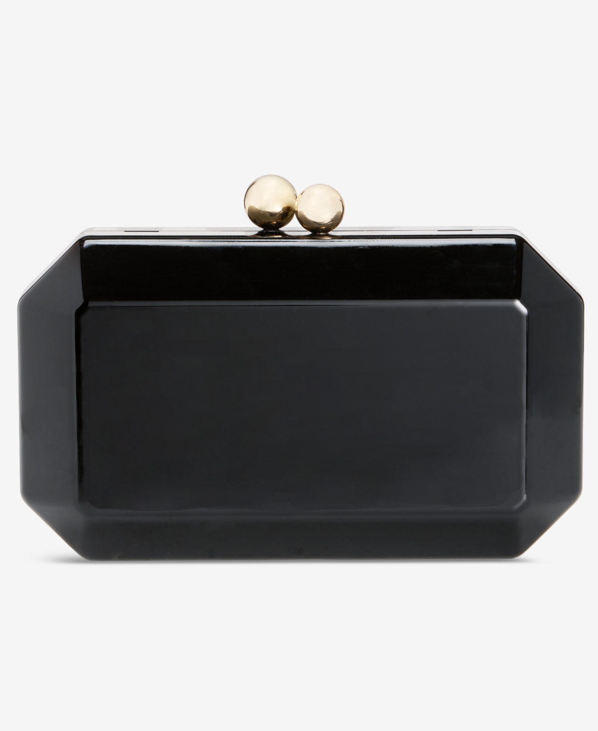 Inc International Concepts Mini Acrylic Minaudiere Clutch, Macy's Exclusive In Black