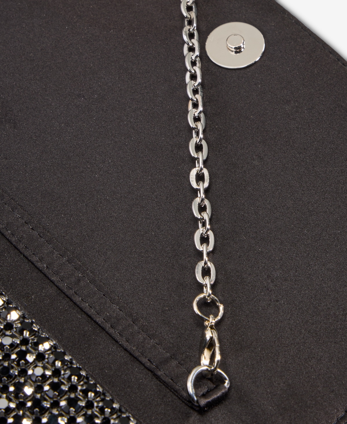 Inc International Concepts Prudence Small Diamond Mesh Crossbody, Exclusively At Macy's In Black