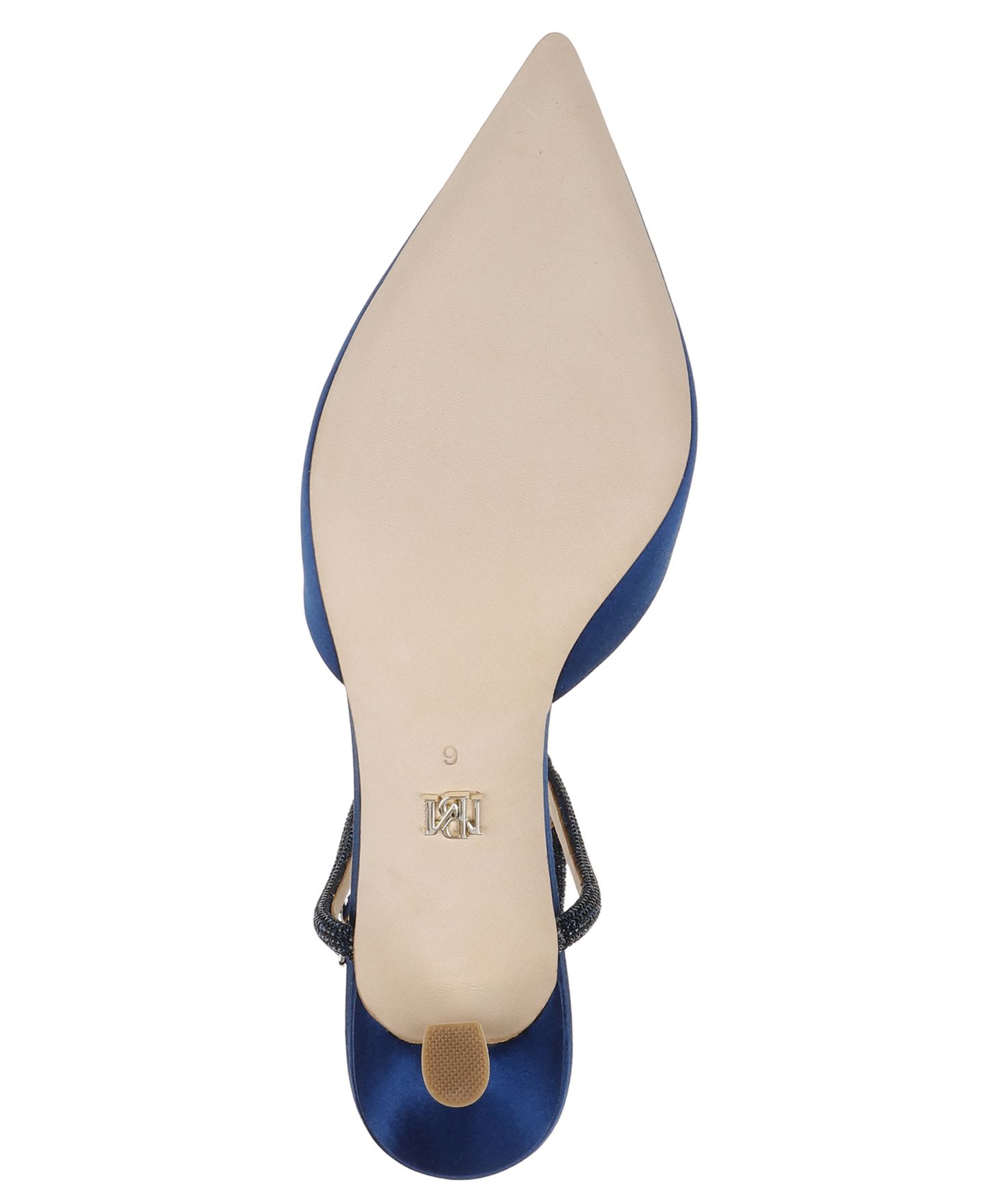 Женские туфли Badgley Mischka Autumn Pointed Toe Pumps, цвет: Синий атласный — фото 5