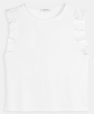 Women's Flutter-Sleeve Jersey T-Shirt, Macy's Exclusive