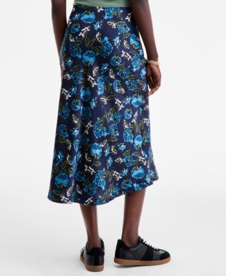 Women's Printed Midi Slip Skirt, Macy's Exclusive