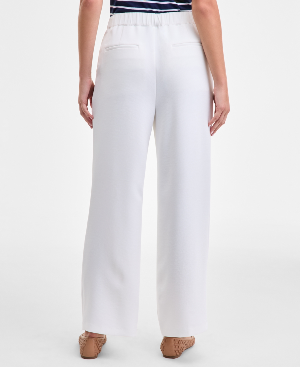 On 34th Women's High-rise Crepette Trouser Pants, Macy's Exclusive In Blue