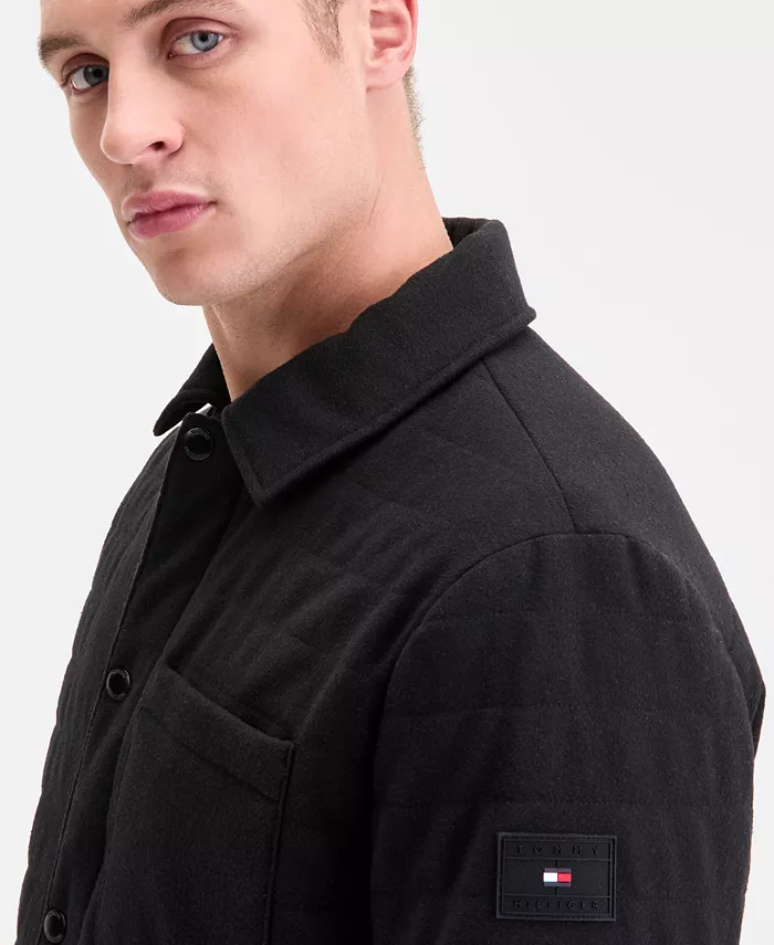 Men's Quilted Shirt Jacket - thumbnail 3