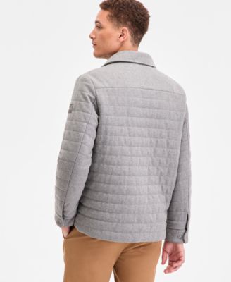 Men's Quilted Shirt Jacket