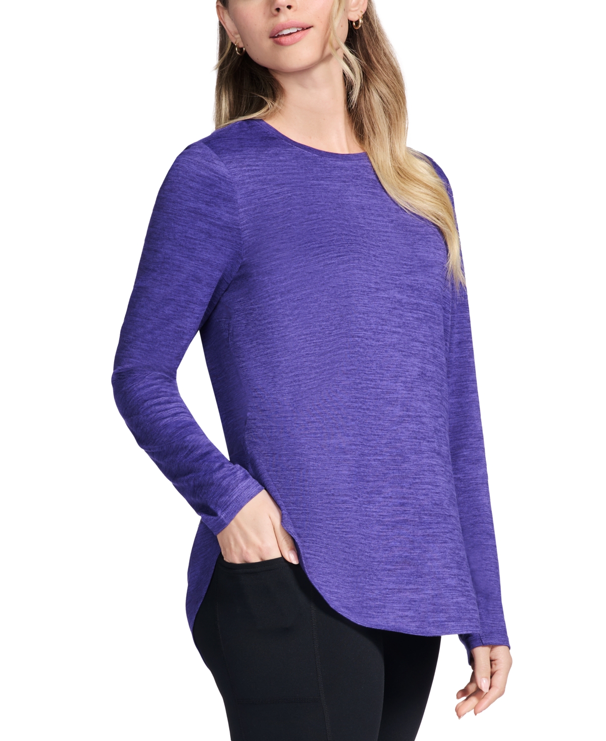 Skechers Women's Godri Swift Long-sleeve Tunic In Purple