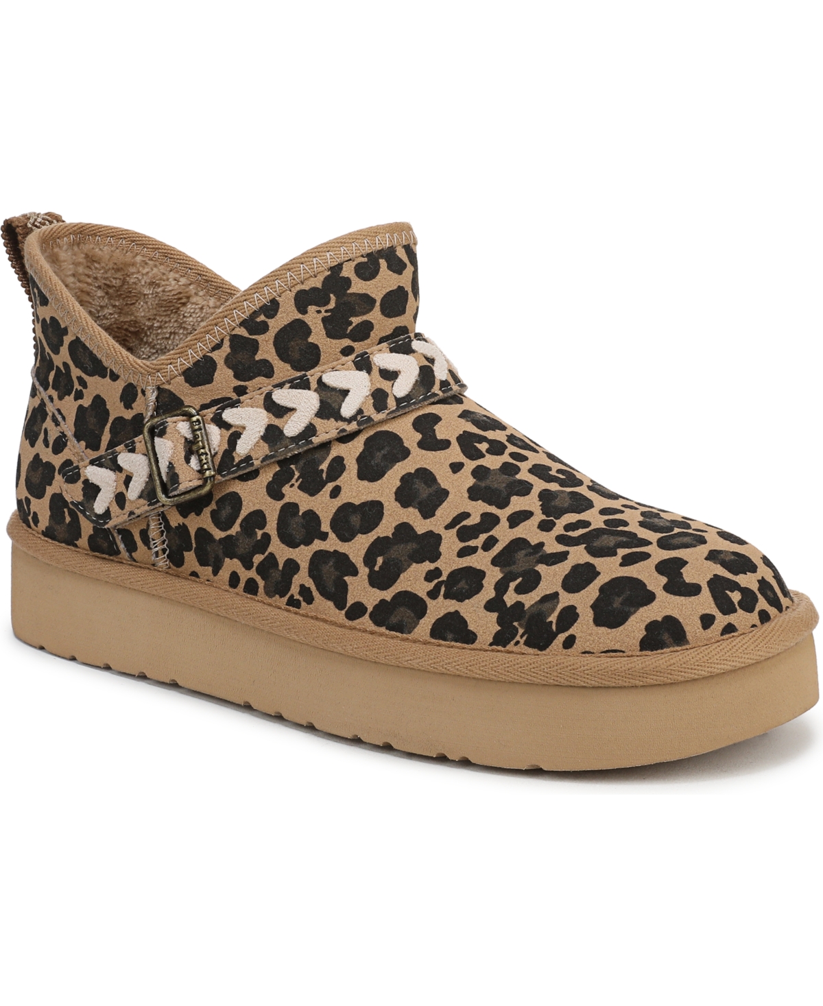 Blowfish Malibu Women's Mokolo Round Toe Pull On Platform Short Boots In Brown