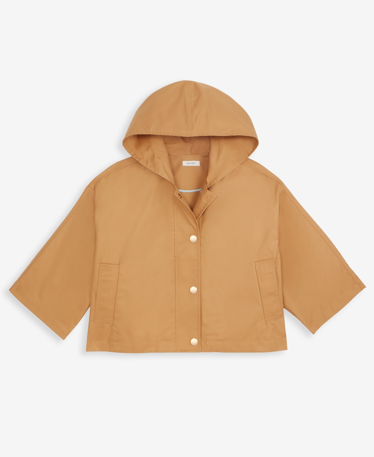 On 34th Women's Cropped Parka Jacket, Macy's Exclusive In Brown