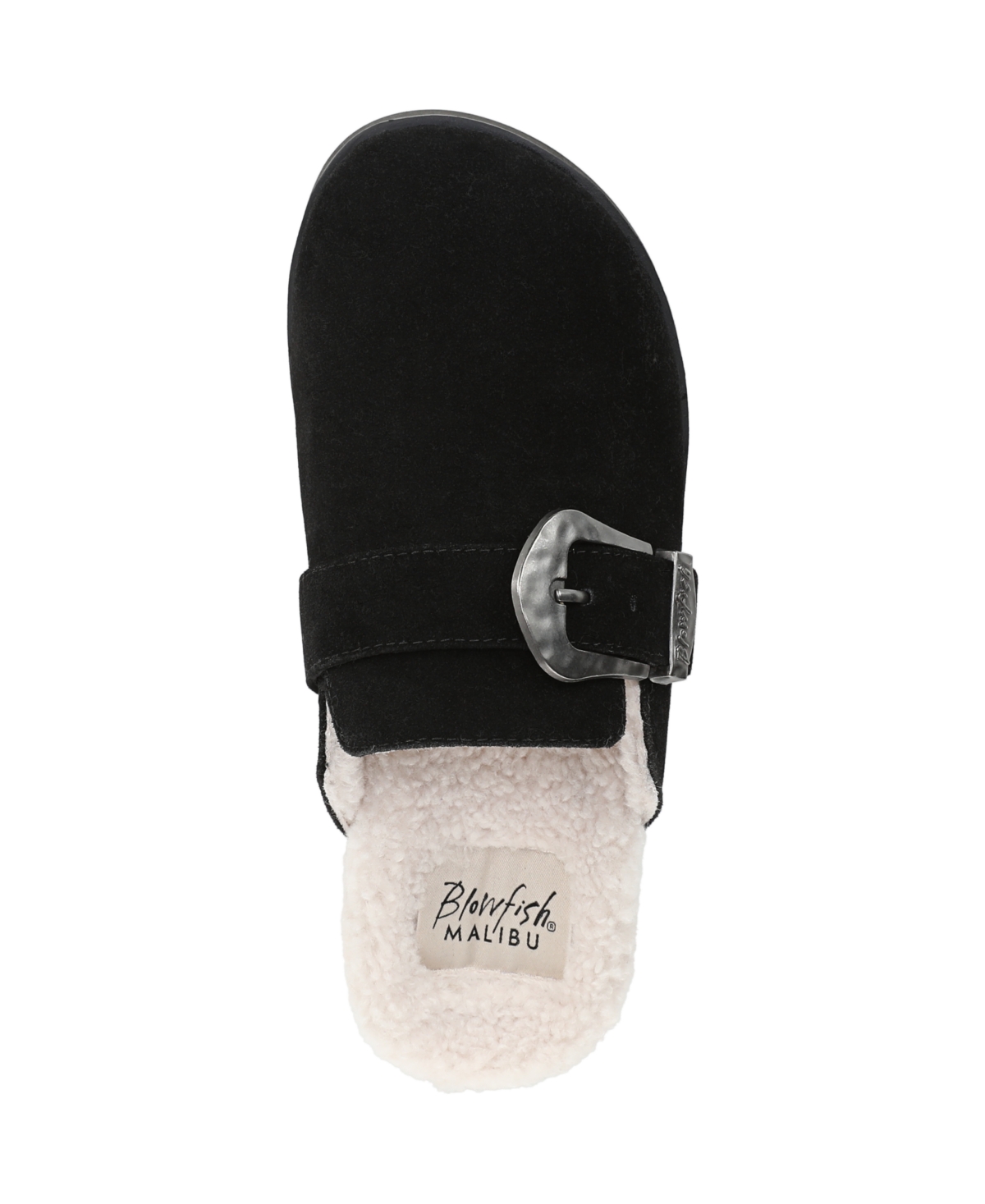 Blowfish Malibu Women's Sienna Cozy Round Toe Slip On Flat Clogs In Black