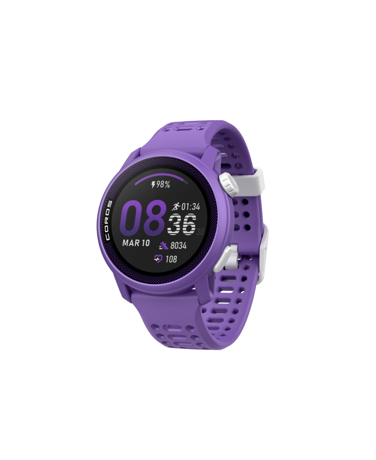 Pace 3 Gps Sport Watch Emerald w/ Silicone Band - Purple