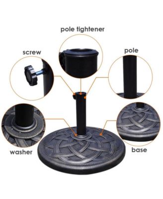 22 Inch Heavy Duty Round Umbrella Base Stand