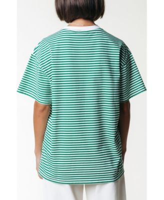Puff Logo Stripe Loosefit Tee