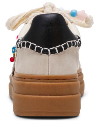 Women's Dodge-C Charm Embellished Platform Lace-Up Sneakers