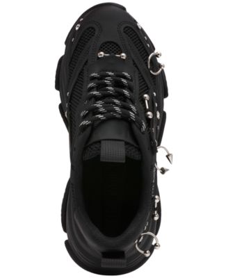 Women's Possession Piercing-Embellished Lace-Up Sneakers