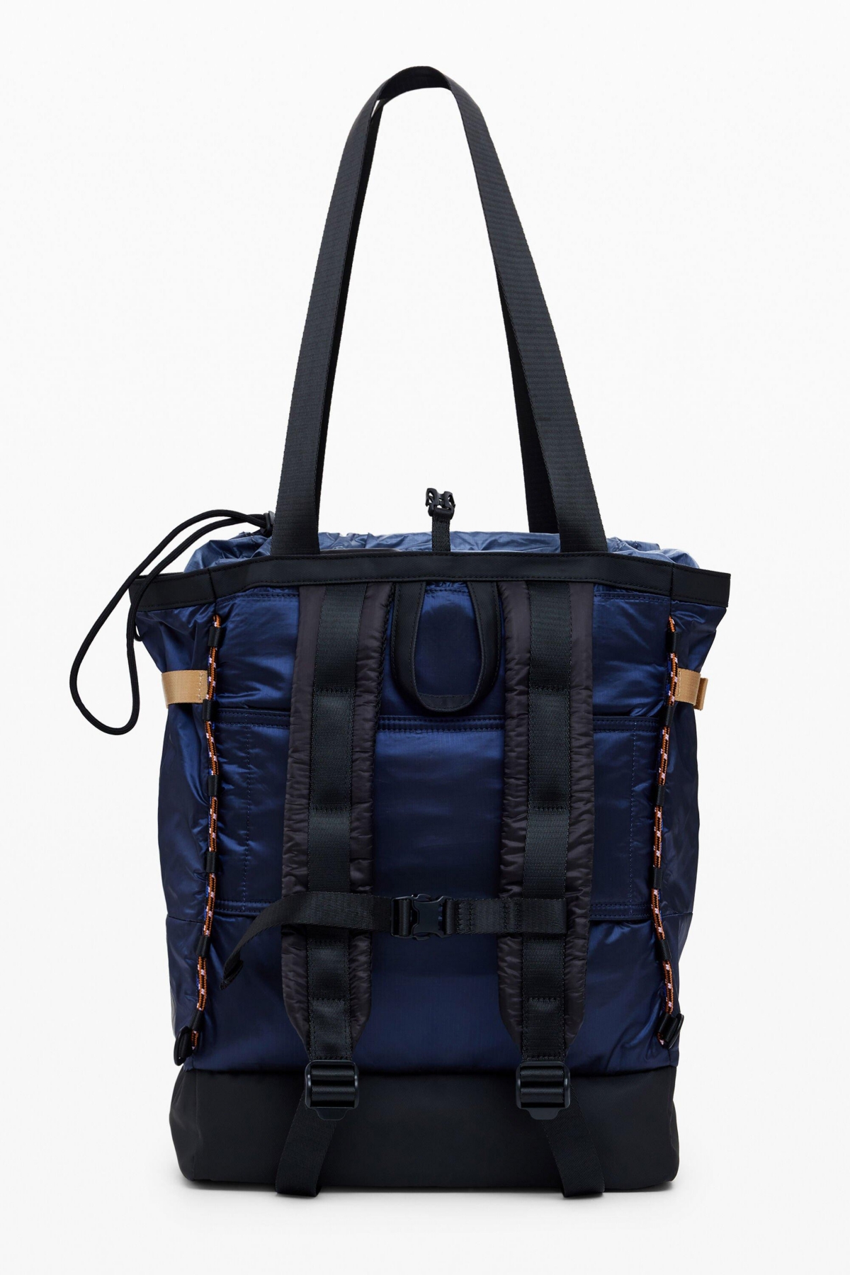 Desigual Women's Large Nylon Tote Backpack In Blue