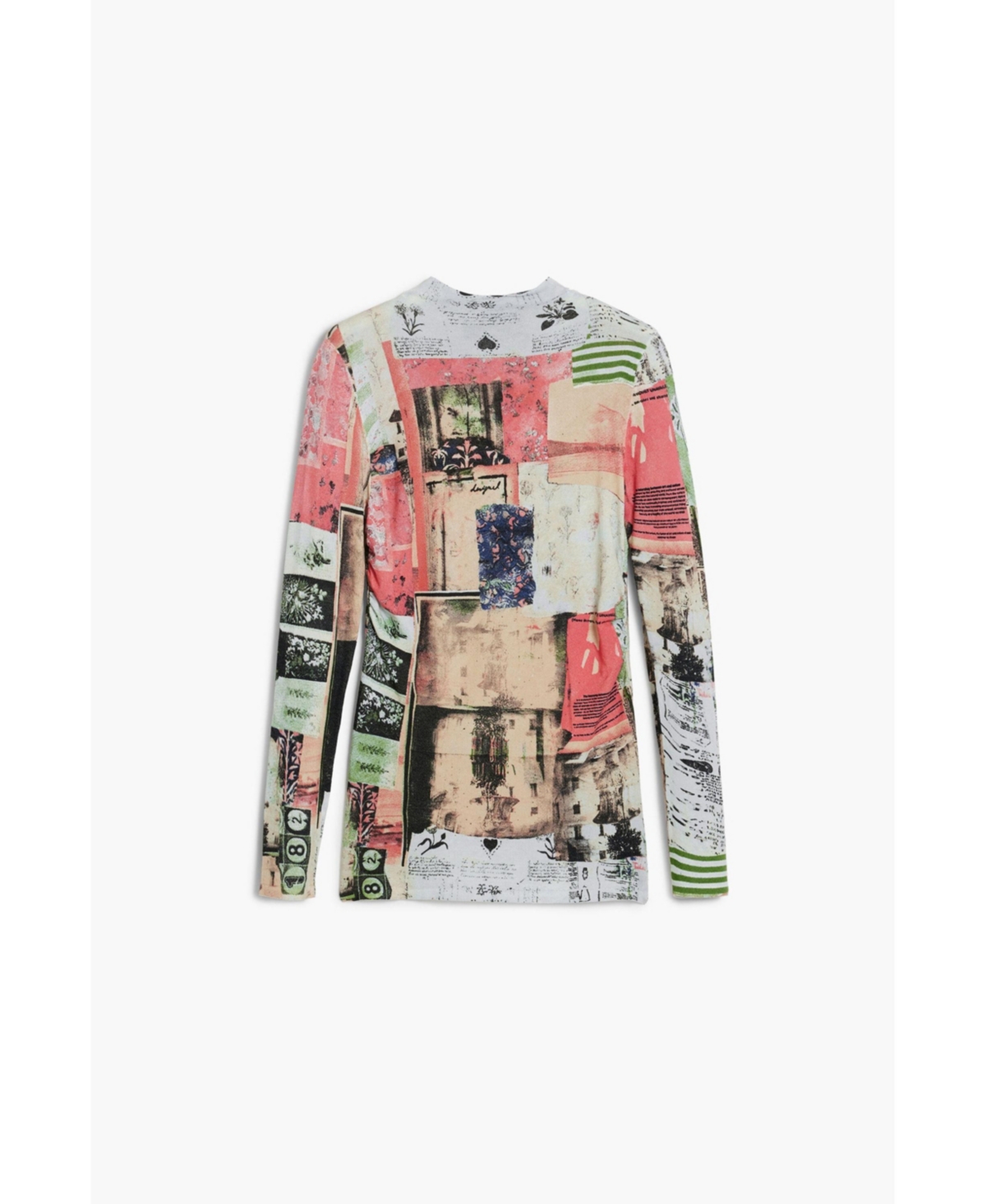 Desigual Women's Fine postcard sweater