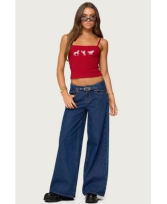 Womens Wild Horses Graphic Tank Top