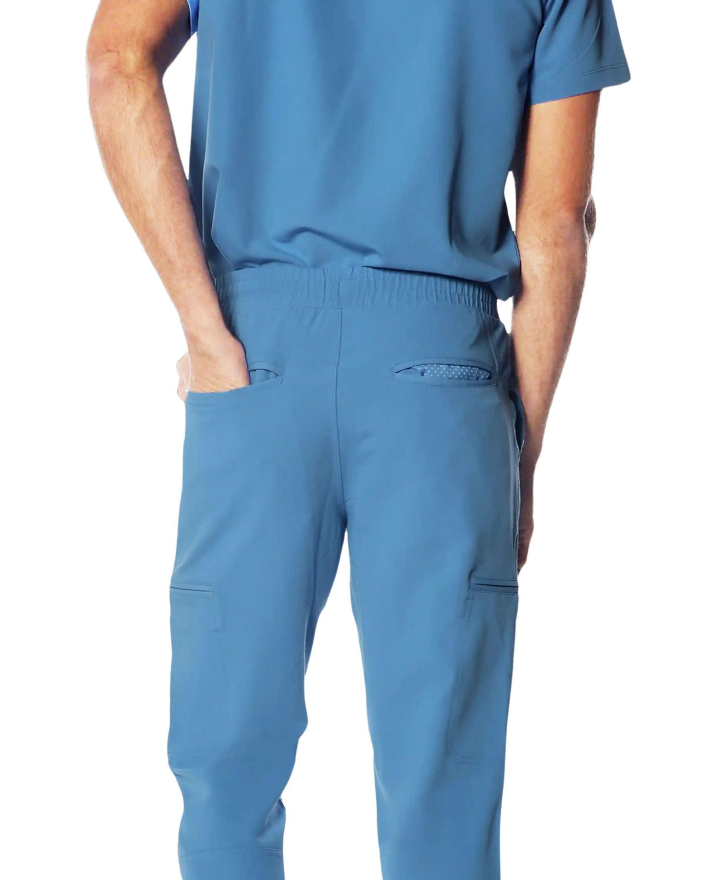 Мужские брюки Members Only Hampton Open Bottom Scrub Pants for Men, цвет: Синий — фото 5