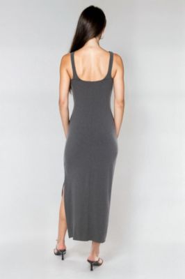 Women's V-Neck Tank Rib Maxi Dress