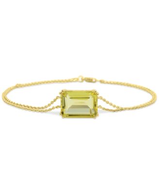 Macy's - Gemstone Bracelet in 14k Gold-Plated Sterling Silver
