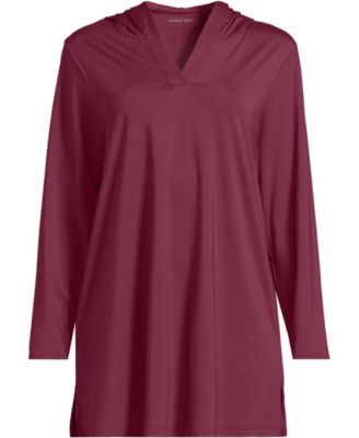 Women's SunShade UPF 50 Hooded Mini Swim Swim Cover-Up Dress